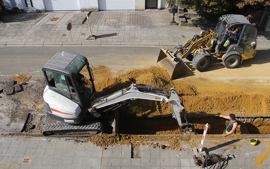 travaux assainissement Breuillet